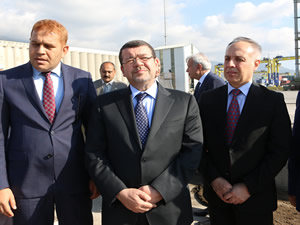 Ürdün Ulaştırma Bakanı Ro-Ro seferleri için İskenderun Limanı'nı inceledi