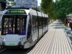 İzmit'te Tramvay hattının uzunluğu 1.350 metreye ulaştı