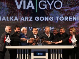 Borsa'da gong VIA GYO için çaldı