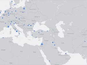 Facebook canlı yayınları gösteren harita yayınladı