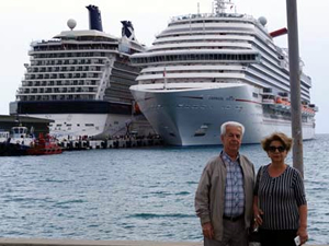 Carnival Vista, 4 bin yolcusuyla Kuşadası Limanı'na yanaştı