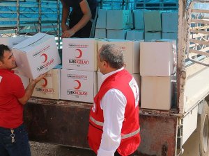 Türk Kızılayından yurt dışında 2,5 milyon liralık gıda yardımı