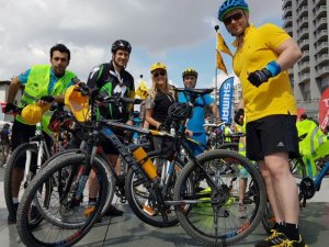 MSC grubu bisiklet gönüllüleri çevre için pedal çevirdi