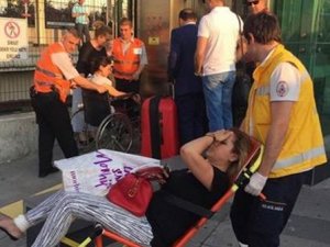 Marmaray'da yürüyen merdiven paniği: 2 yaralı