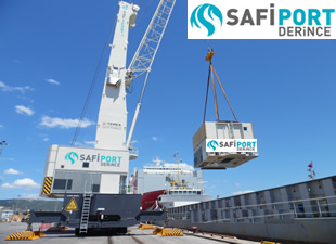 Safiport Derince'de yeni ekipmanlar operasyonları hızlandırdı