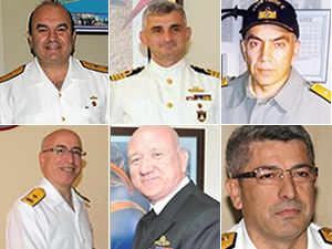 Cuntada görev alan 6 firari amiralin isimleri belli oldu