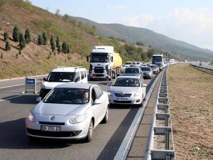 Tatilciler dönüş yolunda