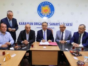 Karaman'da Lojistik ve yük merkezi için imzalar atıldı