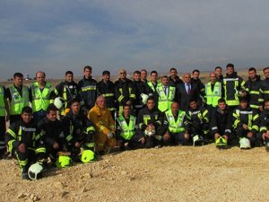 Gaziantep Havalimanı'nda yangın tatbikatı