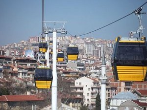 Ankara Yenimahalle-Şentepe Teleferik Hattı 2 gün bakıma alındı