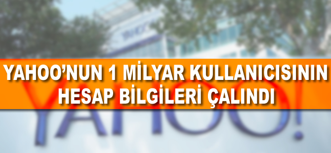 Yahoo'nun 1 milyar kullanıcısının hesap bilgileri çalındı