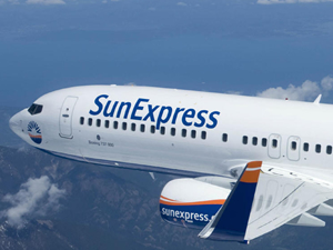 SunExpress'in yeni uçağı havalandı