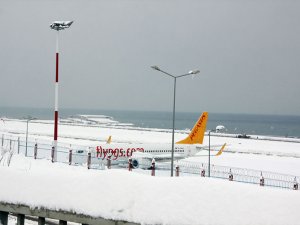 Trabzon'da hava trafiği durdu