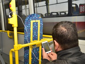 Diyarbakır'da belediye otobüslerinde ücretsiz internet hizmeti