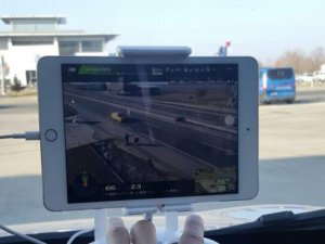 Kontrolden kaçan sürücülere drone denetimi