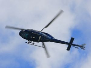 Cihatlı Köyü arasında helikopter düştü