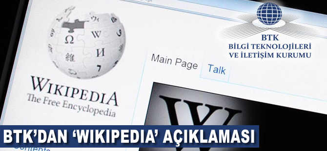 Bilgi Teknolojileri ve İletişim Kurumu'ndan 'Wikipedia' açıklaması