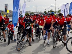 19 Mayıs için pedal çevirdiler