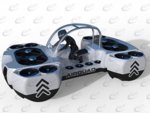 AirQuadOne uçan dört tekerlekli bisikletiniz olabilir