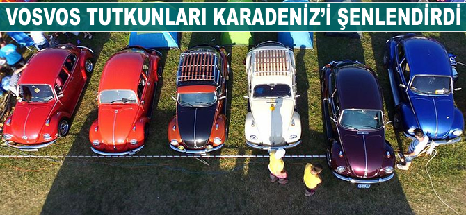 Vosvos tutkunları Karadeniz'i şenlendirdi